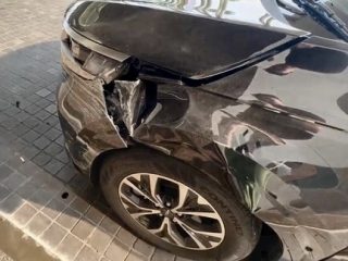 Baim Wong Alami Kecelakaan Mobil saat Keluar Mall