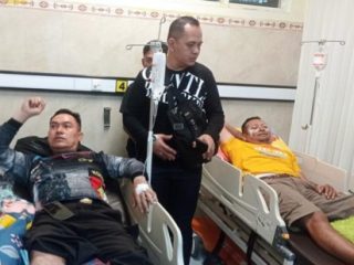 Lerai Bentrok Antarkelurahan di Lombok, 3 Polisi Terluka Kena Panah