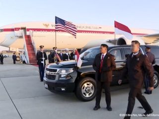 Tiba di Amerika Serikat, Presiden Jokowi Dijemput Mobil Bongsor Ini