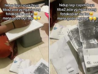 Viral Pengantin Dapat Angpao Berisi Fotokopi Uang Kertas