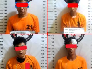 4 Sekawan Pengedar Narkotika di Kampung Baru Diringkus Polisi