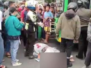 Bus Trans Metro Deli di Medan Tabrak Pengendara Motor, 1 Orang Meninggal Dunia