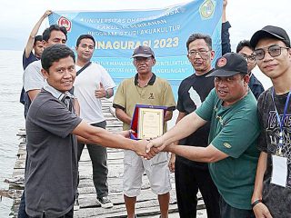 Bertepatan dengan HIN, Mahasiswa/I Fakultas Perikanan UNDHAR Gelar Inagurasi dan PkM di Samosir