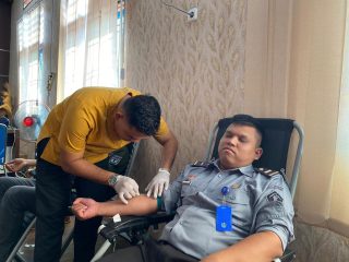 Jelang Hari Bhakti Imigrasi, Kanim Sibolga Gelar Kegiatan Donor Darah 