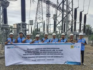 Energizenya SUTT 150 kV Galang - Negeri Dolok Sirkit 2, Buat Kelistrikan 2 Kabupaten Semakin Andal