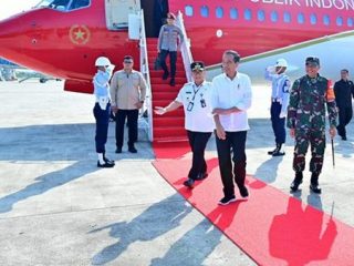 Ditemani Sejumlah Menteri, Jokowi Kunjungi Provinsi Kalimantan Timur