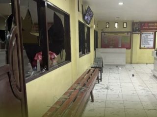 SPKT Polres Jayawijaya Diserang Sekelompok Anggota TNI