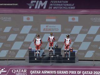 Pebalap Muda RI Juara Idemitsu Asia Talent Cup, Indonesia Raya Berkumandang di Qatar