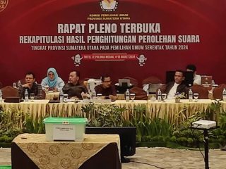 KPU Sumut Tunda Pengumuman Rekapitulasi Hasil Pemilu 2024