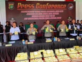 Polisi Tangkap Gembong Narkoba Bernama Murtala di Sumut, 110 Kg Sabu Disita
