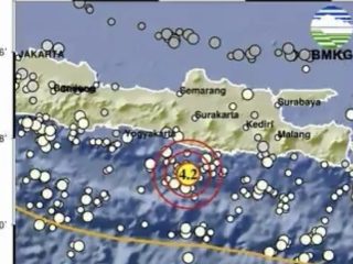 Gempa M 4,2 Guncang Pacitan Jawa Timur