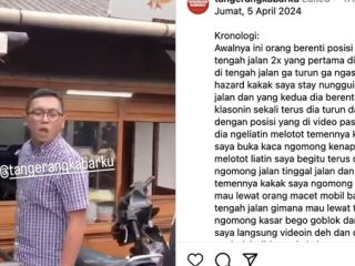 Viral Pengemudi HR-V Ditegur Malah Ngeludah