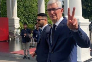 CEO Apple Tim Cook Tiba di Istana untuk Bertemu Jokowi
