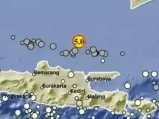 Gempa Berkekuatan M 5 Guncang Tuban Jatim
