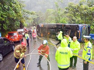 1 Sopir Bus ALS Terbalik di Sumbar Kabur, Polisi Belum Tetapkan Tersangkanya