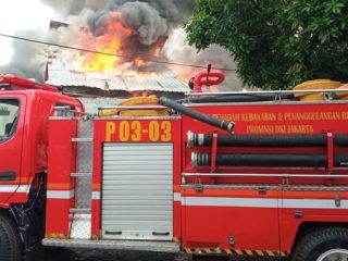 Rumah di Jatiasih Bekasi Terbakar, 2 Orang Tewas  di Toilet