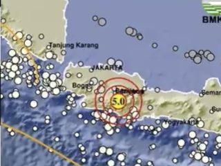 Gempa M 5,0 Guncang Bandung