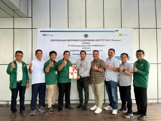 Sinergitas PLN - Kantah Sergai, 12 e-Sertipikat Aset Lahan Seluas 2.217 m² Tuntas