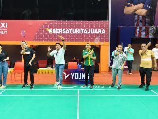 Kejurkot PBSI Medan 2024 Resmi Dibuka, Ratusan Pebulutangkis Ikut Berlaga