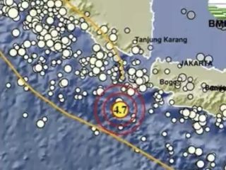 Gempa M 4,7 Guncang Sumur Banten
