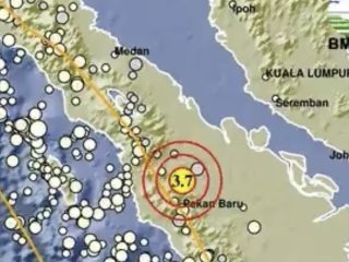 Gempa M 3,7 Terjadi di Padang Lawas Sumut