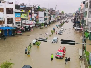 Sungai Babura Medan Meluap, Permukiman Warga  Terendam Banjir