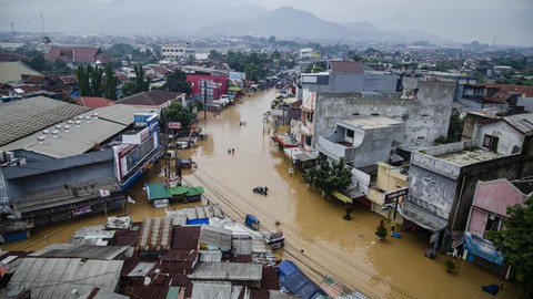 Hujan Deras Akibatkan 5 Kelurahan di Kabupaten Bandung Banjir, Ratusan Rumah Terdampak