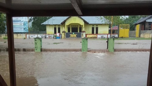 Banjir Landa 6 Desa di Bima, Ratusan Rumah Terendam-Ruas Jalan Jadi Sungai