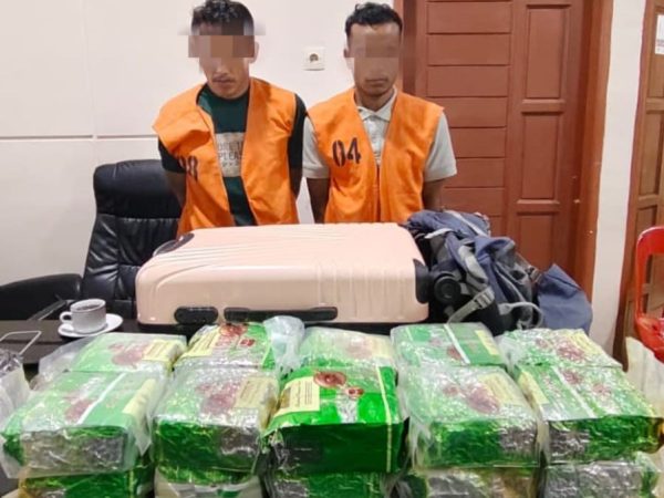 Bawa 21 Kg Sabu dari Aceh, Polresta Deliserdang Ringkus Dua Kurir Narkoba