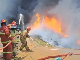 Kerugian Kebakaran Pabrik Helm di Bogor Diperkirakan Capai Puluhan Miliar