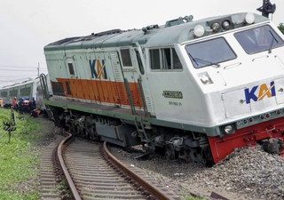 Sejumlah Perjalanan Kereta Terganggu Buntut KA Bangunkarta Anjlok di Bumiayu