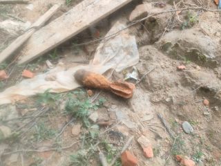 Geger! Mortir Aktif Ditemukan Warga Rantau Selatan