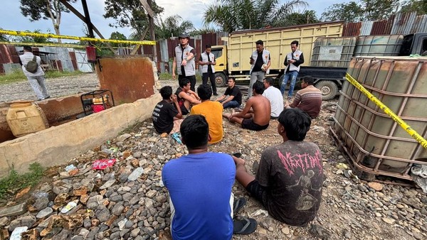 Polda Sumsel OTT Mafia BBM Subsidi di Musi Rawas, 12 Pelaku Diamankan