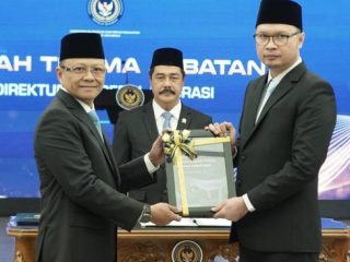 Resmi! Hendarsam Marantoko Dilantik Jadi Dirjenim Kemenimipas