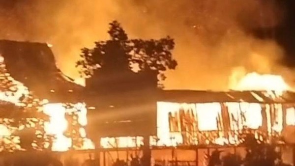 Kebakaran Landa Gereja Katolik di Mimika