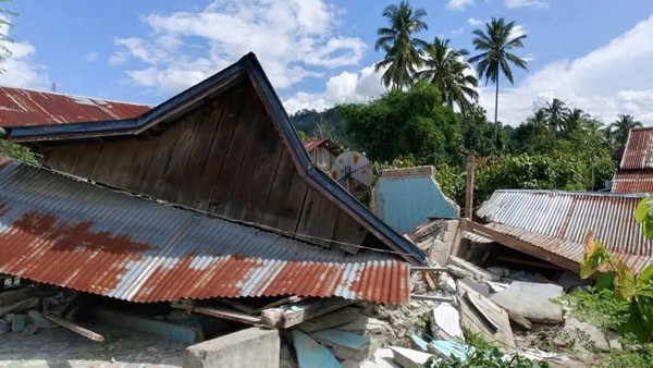 787 Rumah di Sigi Rusak Usai Gempa M 6,7 Guncang Palu