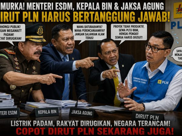 Kornas Re-LUN: "Dirut Itu Licik,  Menteri ESDM, BIN dan Kejagung Harus Serius Selidiki Stok Batubara PLN!