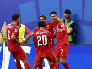 Ronaldo Nyaris Hattrick, Portugal Hempaskan Uzbekistan 5-0
