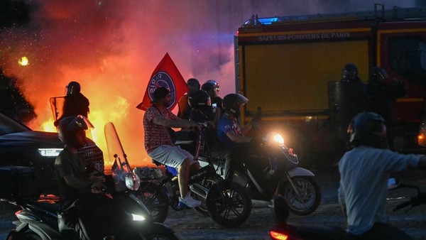 Kerusuhan Pasca PSG Juara Liga Champions: 890 Ditangkap, Mobil Dibakar dan Toko Dijarah