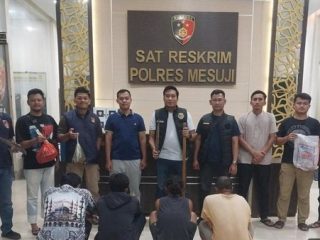 Viral! Polisi Tangkap Empat Pembunuh Tapir di Mesuji, Dua Lainnya Buron