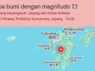 Jepang Dilanda Gempa M 7,1, Picu Peringatan Tsunami!