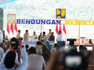 Termasuk Bendungan Meninting Garapan Hutama Karya, Presiden Prabowo Resmikan 5 Bendungan Secara Kolektif 