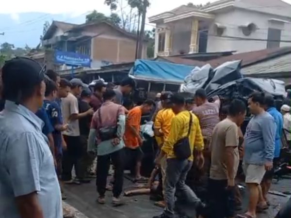 Korban Tewas Tabrakan Beruntun di Sibolangit Jadi 4 Orang, 8 Orang Luka-luka