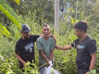 Polisi Tangkap Kurir Narkoba di Aceh Saat COD, Ganja Diumpetin di Semak-semak