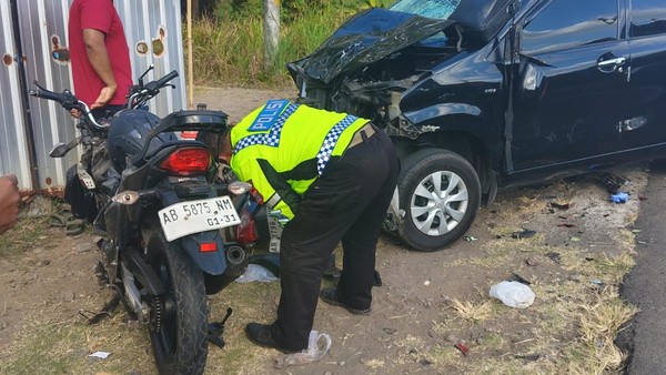 Kecelakaan Maut Mobil Vs Motor di Moyudan Sleman, 2 Orang Tewas