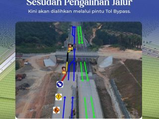 Mulai Besok, Akses Masuk Tol Pekanbaru Dialihkan melalui Pintu Tol Bypass