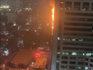 Api Berkobar, Gedung Bapenda DKI Jakarta Kebakaran 