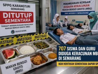 707 Orang Guru dan Siswa Di Semarang Diduga Keracunan MBG, SPPG-nya Langsung di-Suspend