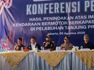 Penyelundupan 5 Motor Harley Bekas Asal China Digagalkan Bea Cukai Tanjung Priok