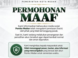 Akun Medsosnya Sempat Diretas, Pemko Medan Sampaikan Permohonan Maaf